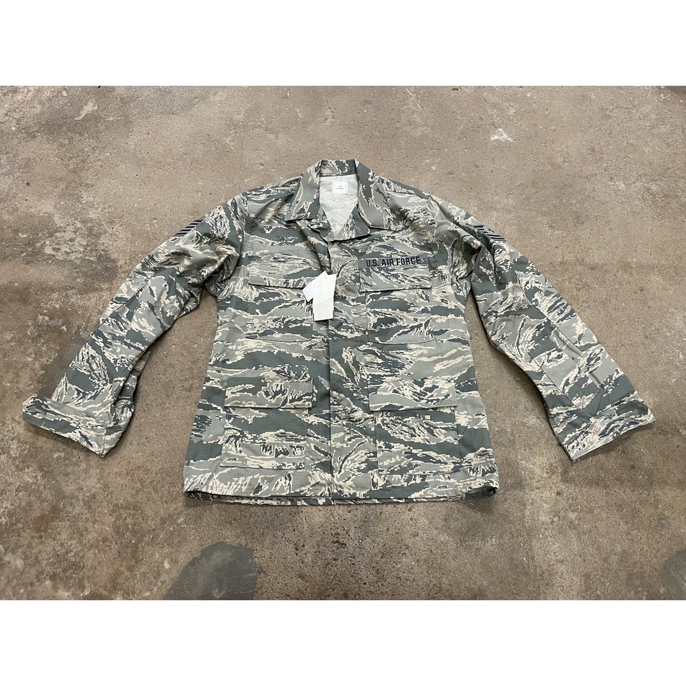 U.S. Air‎ Force Coat Mens 40R Green Camo Utility Military Cotton Nylon Ripstop